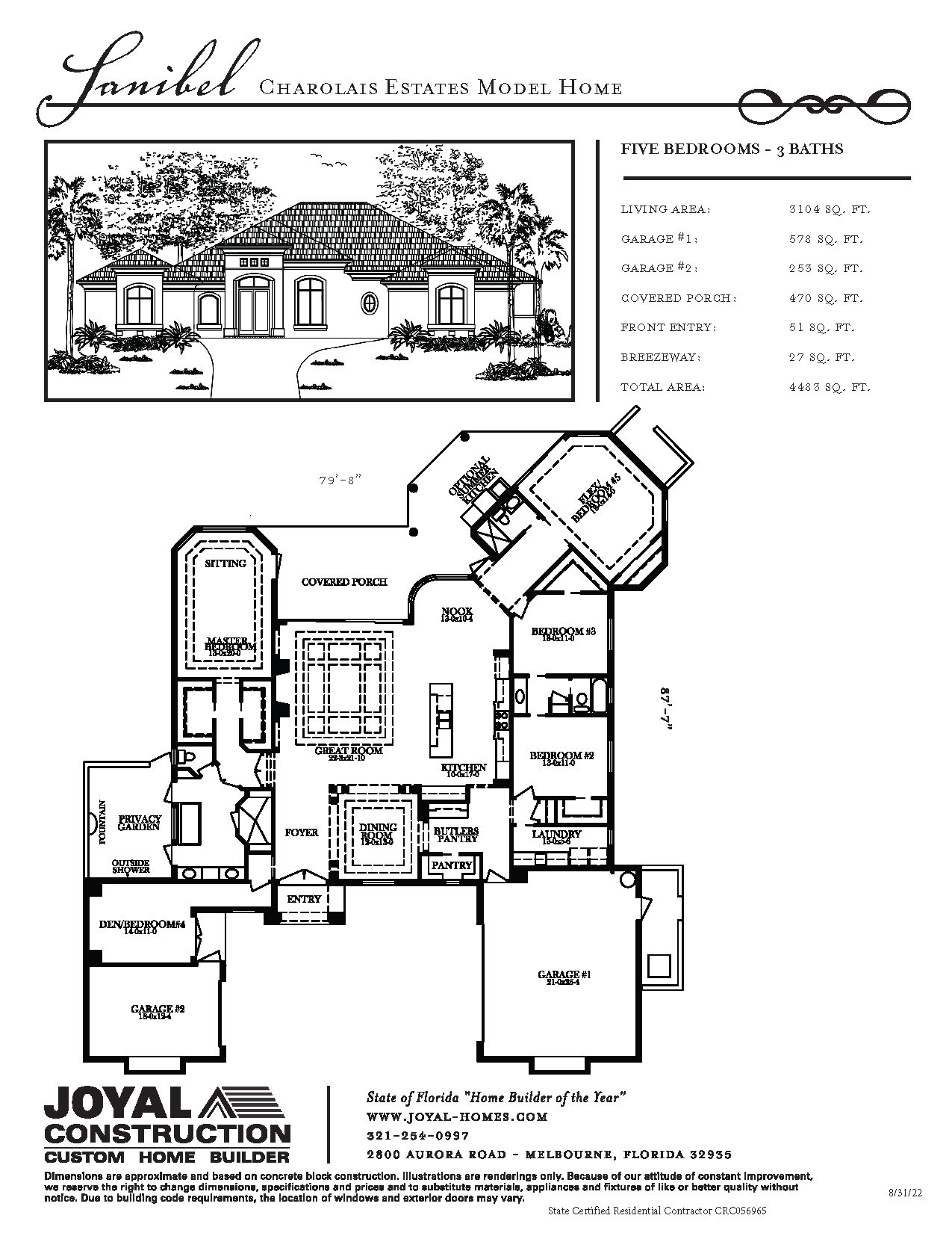 Joyal-Homes-San-Marino-Elevation-Floor-Plan